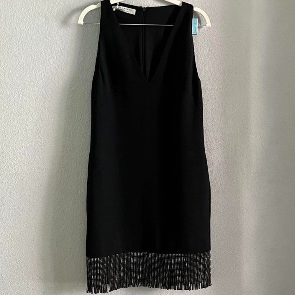 NWT PHILOSOPHY di LORENZO SERAFINI Black Short dresses Size 4 Made in Italy. - Picture 7 of 16